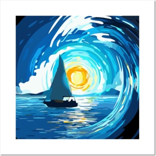Set Sail Ocean Waves Posters and Art